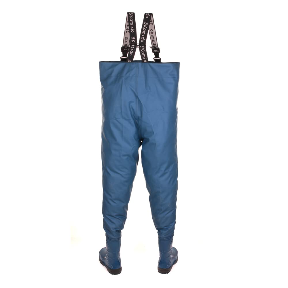 Stivali da Pesca per giovanili, Adolescenti, Junior trampolieri, Nero e Verde, 36, 37, 38, 39 EU, Waders Salopette, Giovani, Suola Solida, Bretelle in Gomma, Borsa per Trasporto