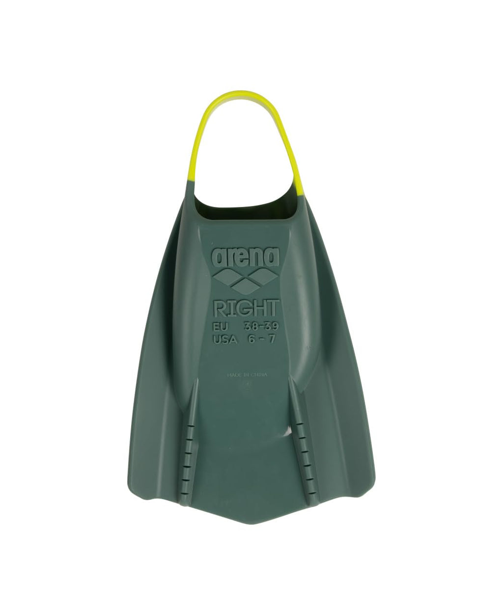 Arena Powerfin PRO II, Pinne Unisex per Adulti, in Silicone, a Lama Corta, Piede Destro/Sinistro Personalizzabile, Misure: 36,5-47,5