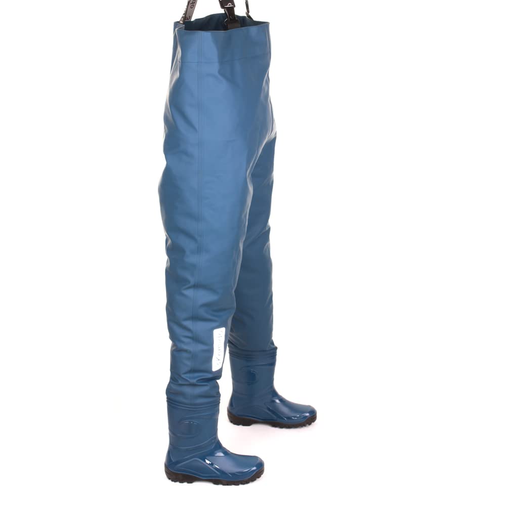 Stivali da Pesca per giovanili, Adolescenti, Junior trampolieri, Nero e Verde, 36, 37, 38, 39 EU, Waders Salopette, Giovani, Suola Solida, Bretelle in Gomma, Borsa per Trasporto