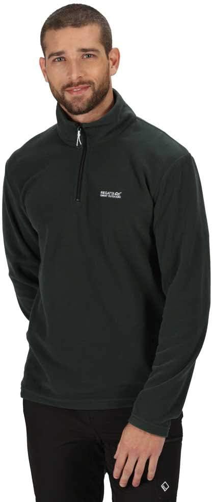 Regatta Uomo Felpa con Zip in Pile Thompson, Black