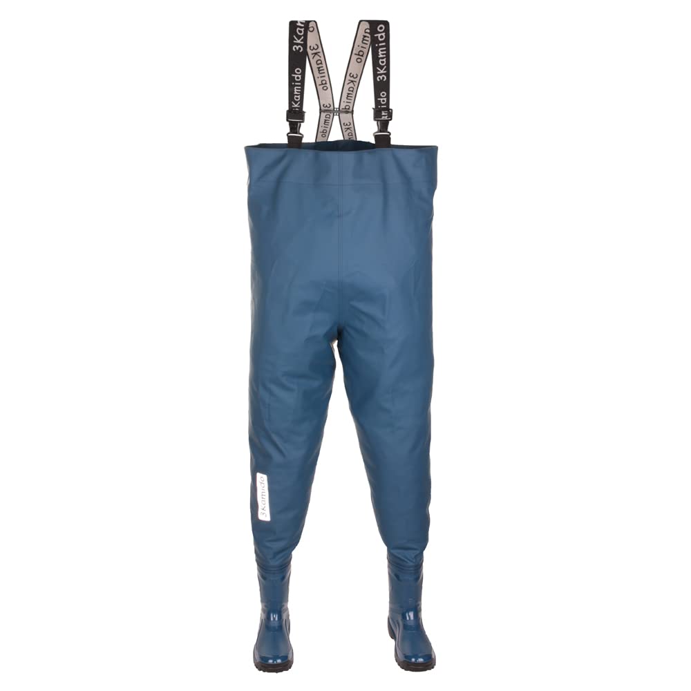 Stivali da Pesca per giovanili, Adolescenti, Junior trampolieri, Nero e Verde, 36, 37, 38, 39 EU, Waders Salopette, Giovani, Suola Solida, Bretelle in Gomma, Borsa per Trasporto