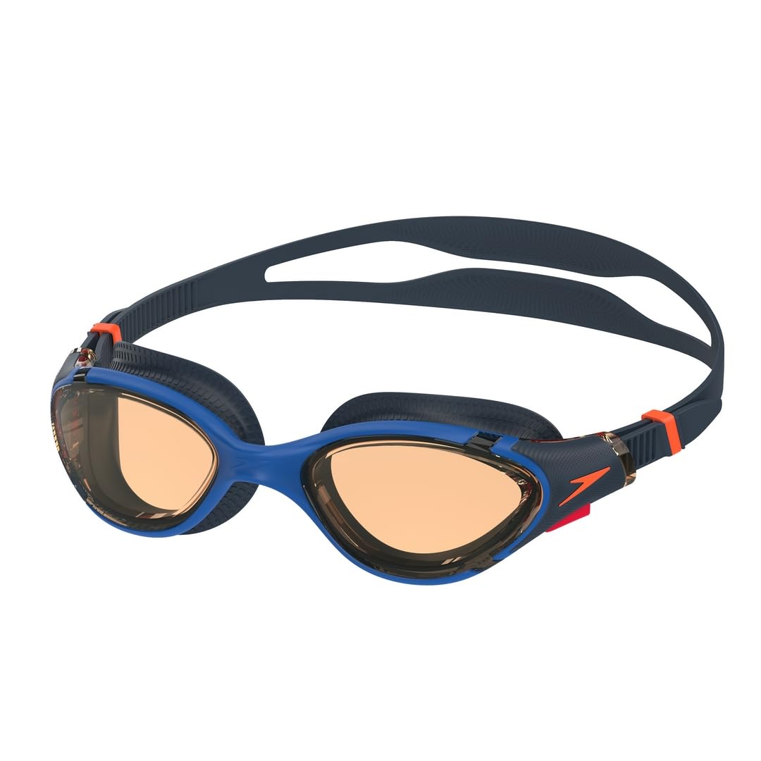 Speedo Unisex Occhialini da nuoto Biofuse 2.0 | Regolazione semplice brevettata | Anti-appannamento | Tenuta stagna | Migliore aderenza | Comfort migliorato