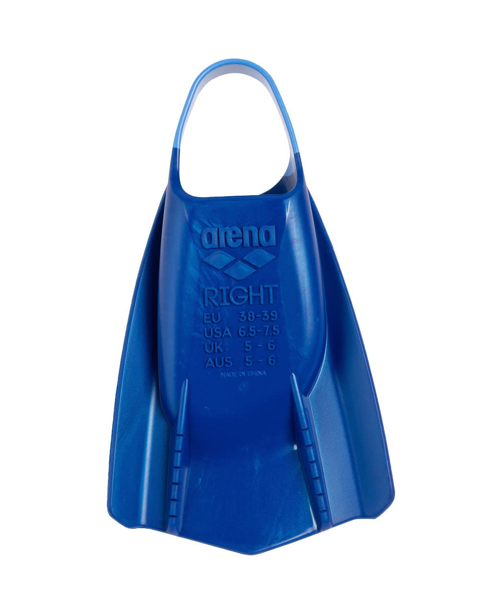 Arena Powerfin PRO II, Pinne Unisex per Adulti, in Silicone, a Lama Corta, Piede Destro/Sinistro Personalizzabile, Misure: 36,5-47,5