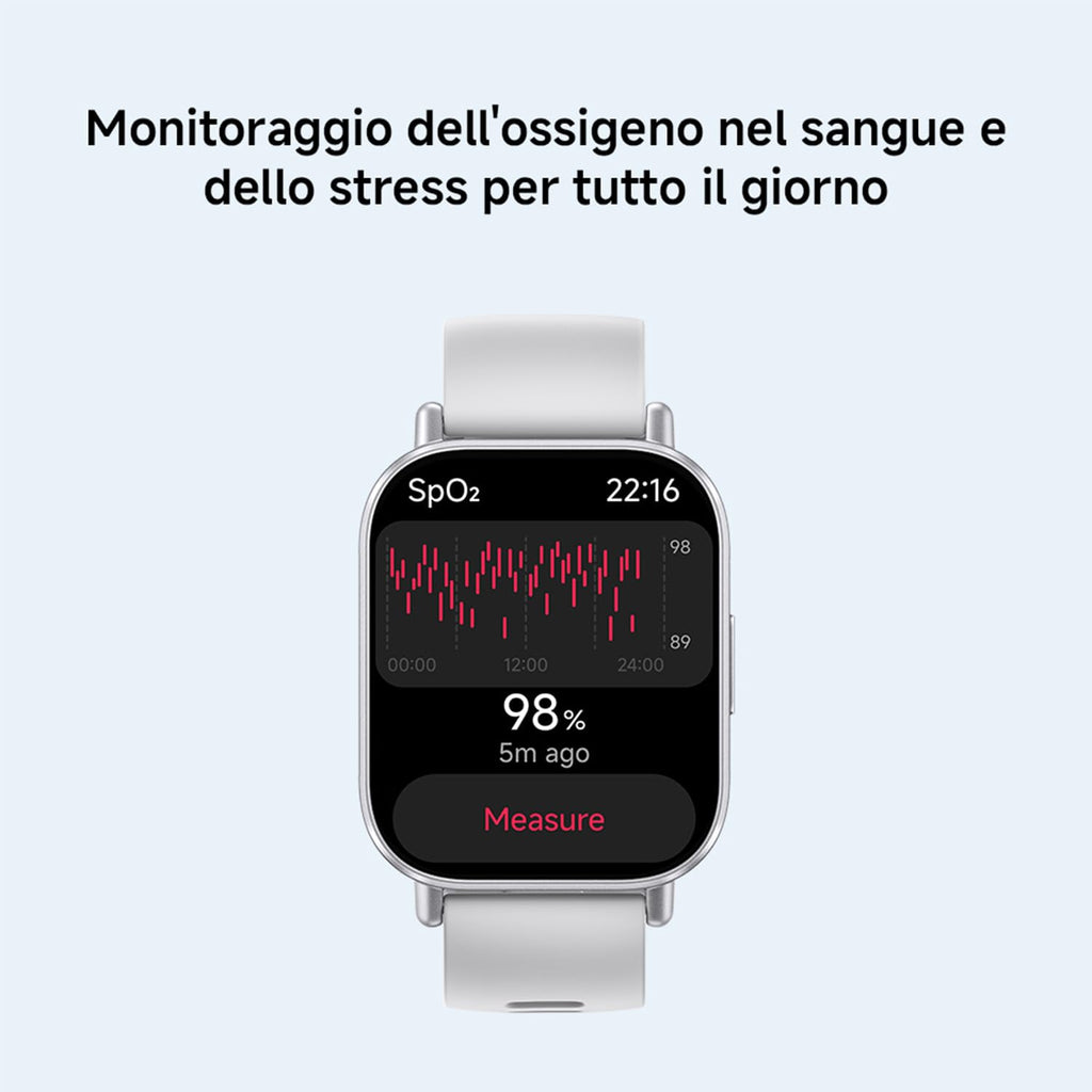 XIAOMI Redmi Watch 5 Active, Smartwatch con display LCD 2", Chiamate Bluetooth, Autonomia 18 giorni, Resistenza Acqua 5ATM, Monitoraggio Frequenza Cardiaca e SpO2, 140+ modalità Fitness, Nero