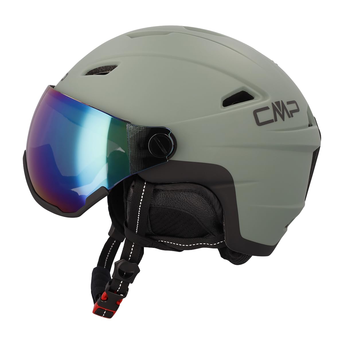 CMP Casco da sci Wa-2 con visiera, Unisex-Adulto, 38B4677