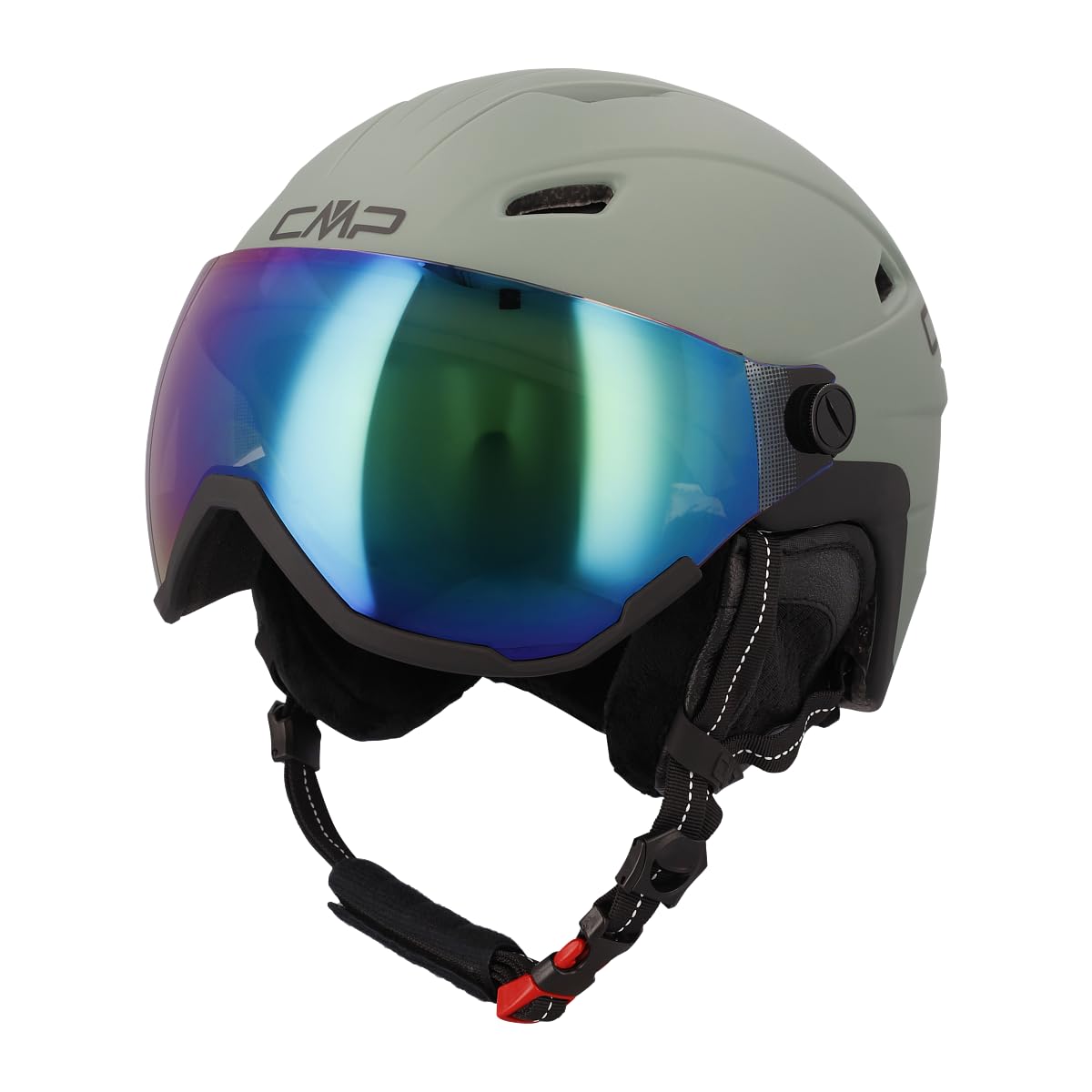 CMP Casco da sci Wa-2 con visiera, Unisex-Adulto, 38B4677