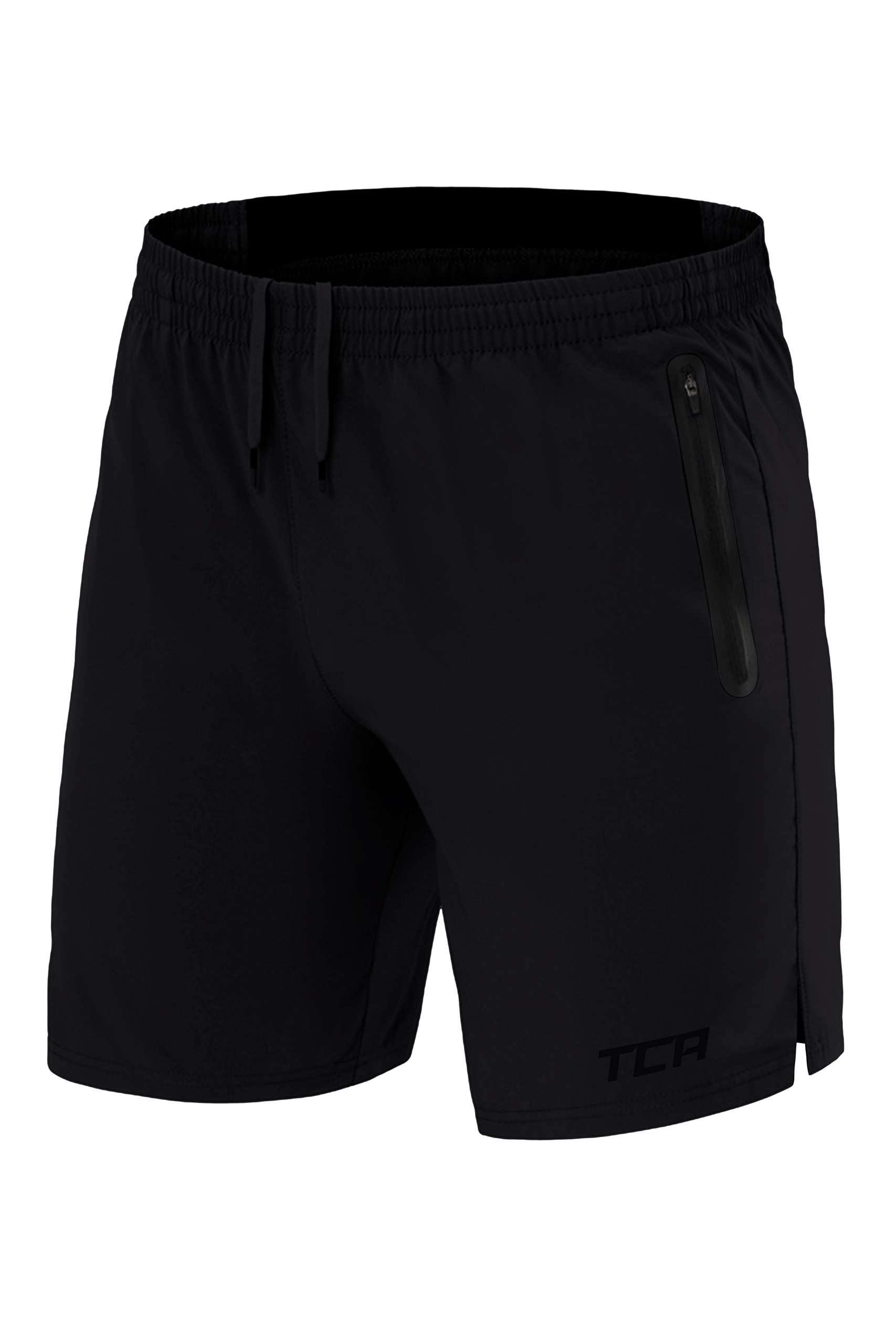 TCA Elite Tech Pantaloncini Palestra Uomo con Tasche Laterali - Pantaloncini Running Uomo - Pantaloni Corti Sportivi da Corsa e Allenamento - Abbigliamento Sportivo