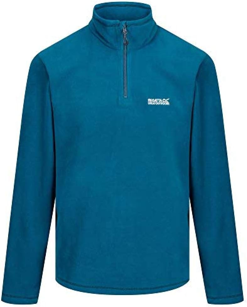 Regatta Uomo Felpa con Zip in Pile Thompson, Black