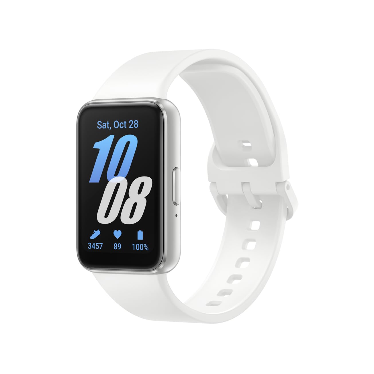 Samsung Galaxy Fit3 fitness band, batteria a lunga durata, rilevamento cadute/SOS, barometro, IP68, monitoraggio sonno, oltre 100 esercizi, gestione notifiche/musica, Gray [Versione italiana]