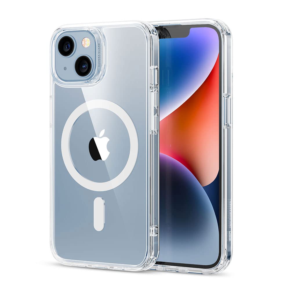 ESR Cover per iPhone 17 Pro Max, Custodia per controllo della fotocamera, Compatibile con MagSafe, Protezione antiurto di livello militare, Angoli Air Guard ammortizzanti, Trasparente
