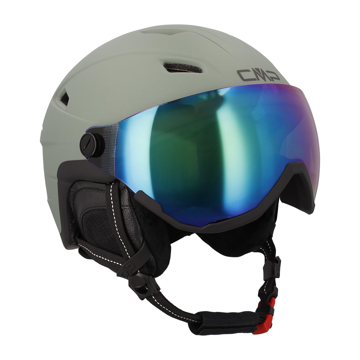 CMP Casco da sci Wa-2 con visiera, Unisex-Adulto, 38B4677