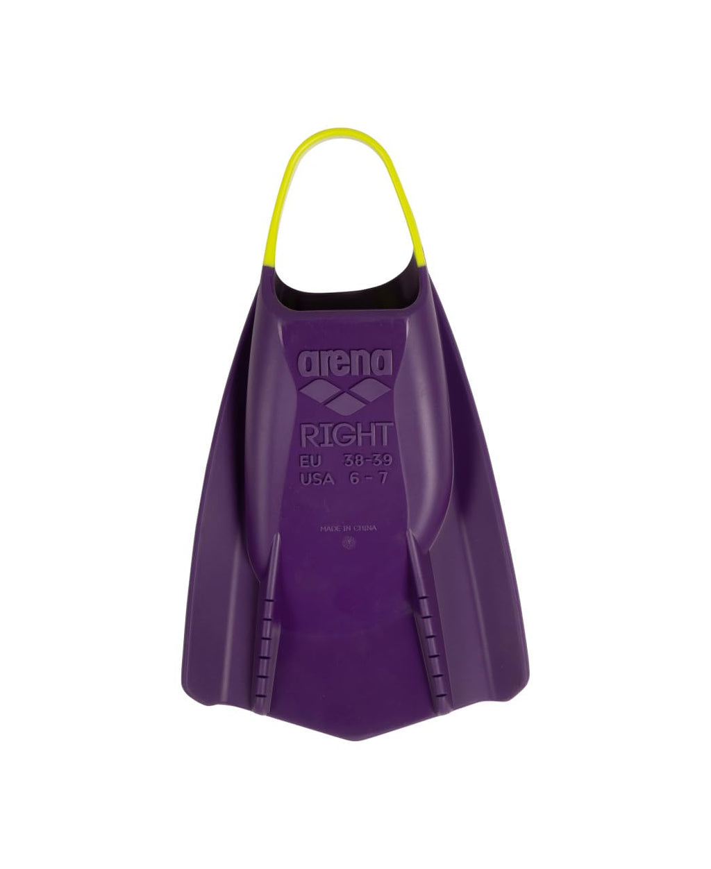 Arena Powerfin PRO II, Pinne Unisex per Adulti, in Silicone, a Lama Corta, Piede Destro/Sinistro Personalizzabile, Misure: 36,5-47,5