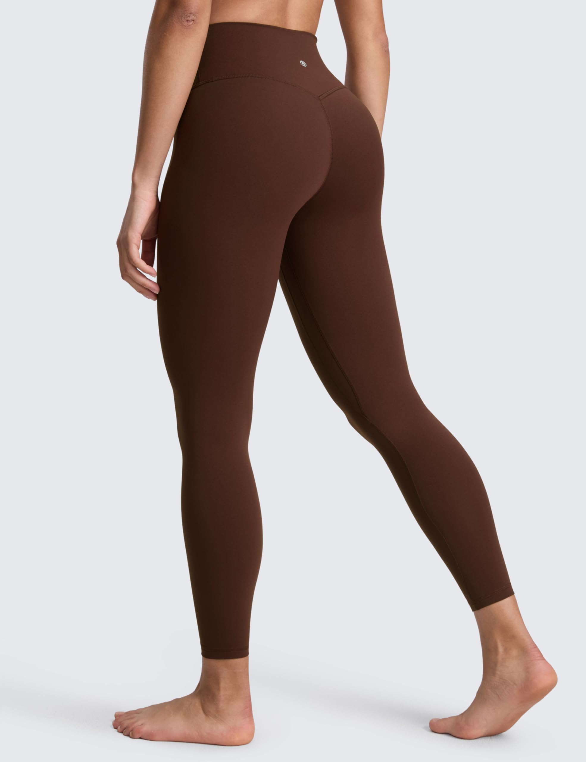 CRZ YOGA SculptAir No Frontale Cucitura Yoga Leggings 64cm - Alto Sciancrato Donna Allenamento Pantaloni