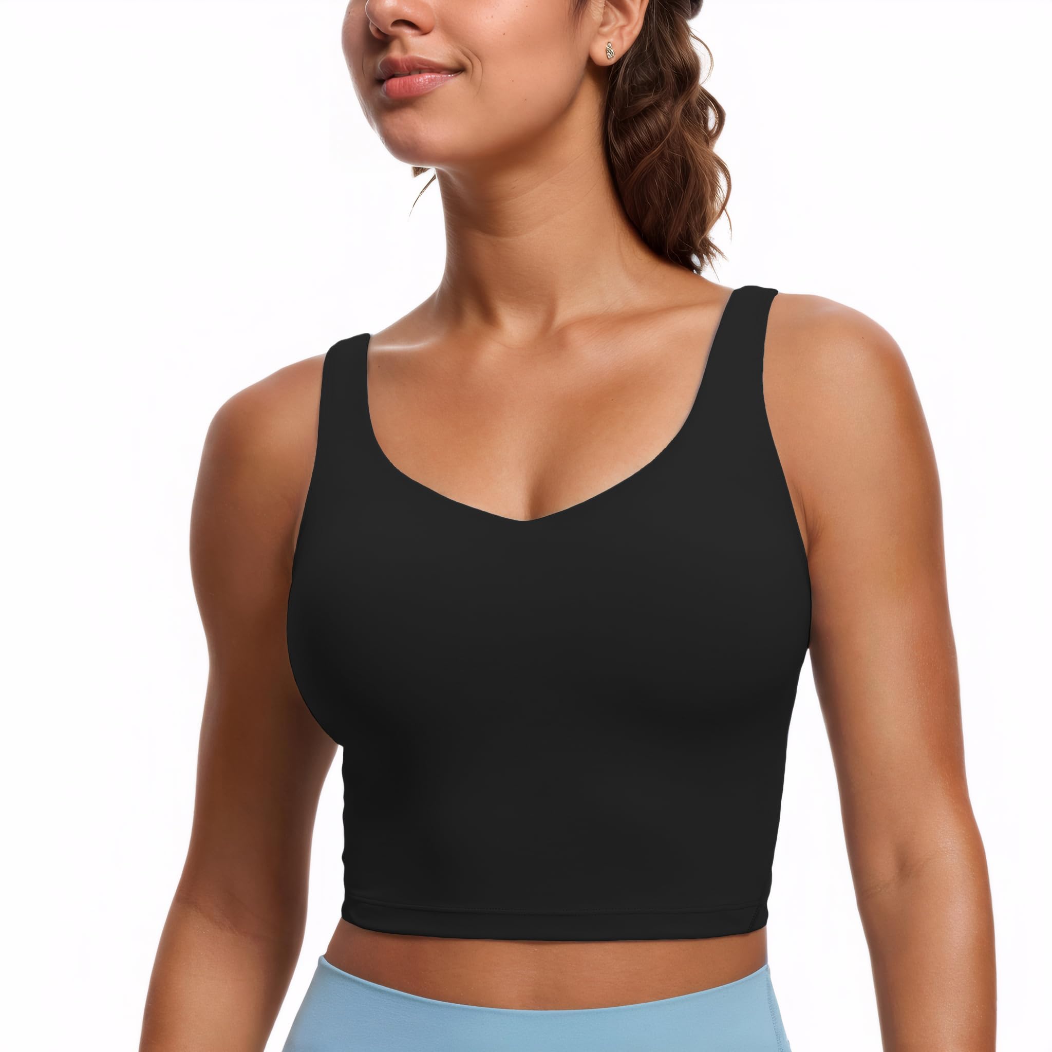 Reggiseno Sportivo Donna Senza Ferretto Reggiseni Sportivi Imbottiture Rimovibili Top Sportivo Traspirante Intimo Sportivo per Donna Fornisce Un Buon Supporto per Allenamento,Corsa,Yoga