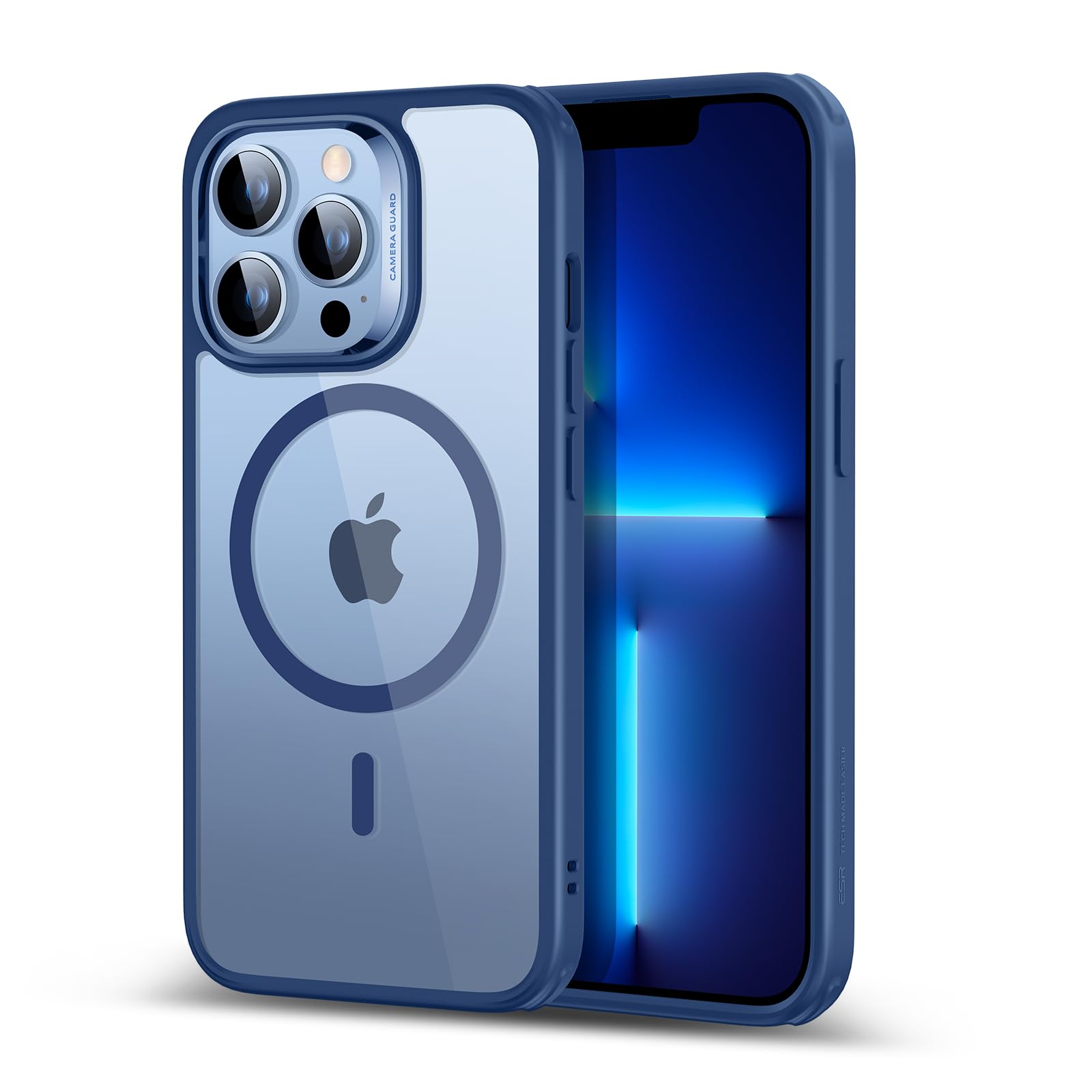 ESR Cover per iPhone 17 Pro Max, Custodia per controllo della fotocamera, Compatibile con MagSafe, Protezione antiurto di livello militare, Angoli Air Guard ammortizzanti, Trasparente