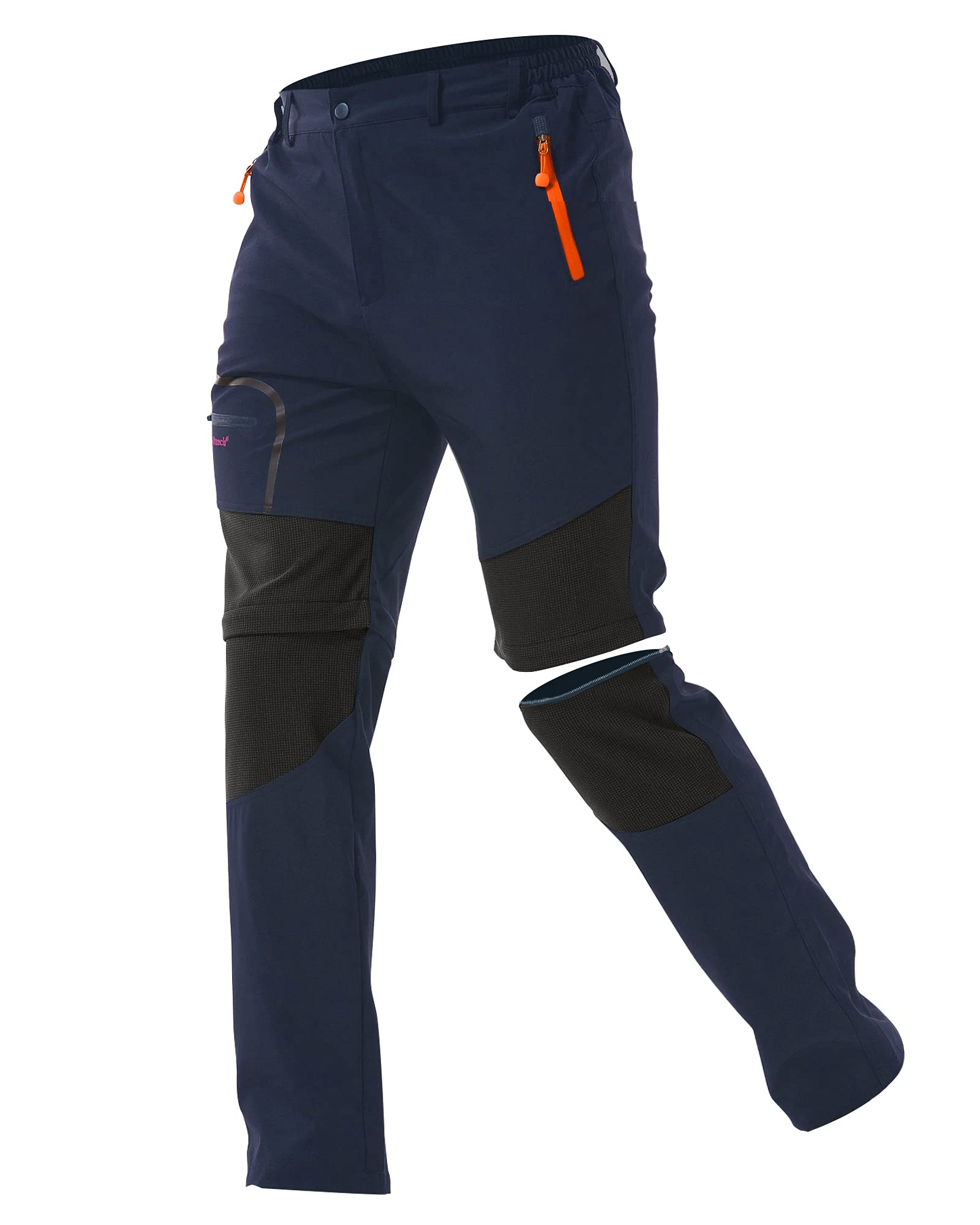 Zoerea Pantaloni Trekking Uomo Asciugare Rapidamente Traspiranti Convertibile Pantaloncini Primavera Estate Sottile All'aperto Alpinismo Escursionismo Calzoni
