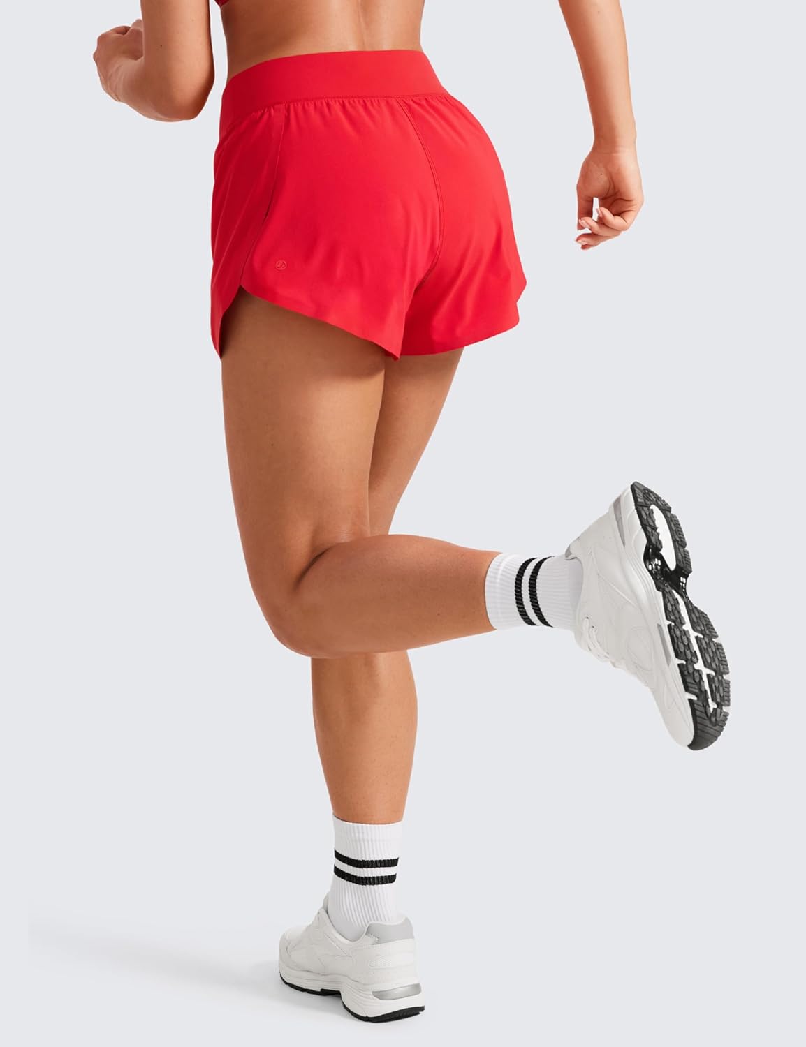 CRZ YOGA Pantaloncini da Corsa Dolphin a Vita Alta da Donna Divisione Alta