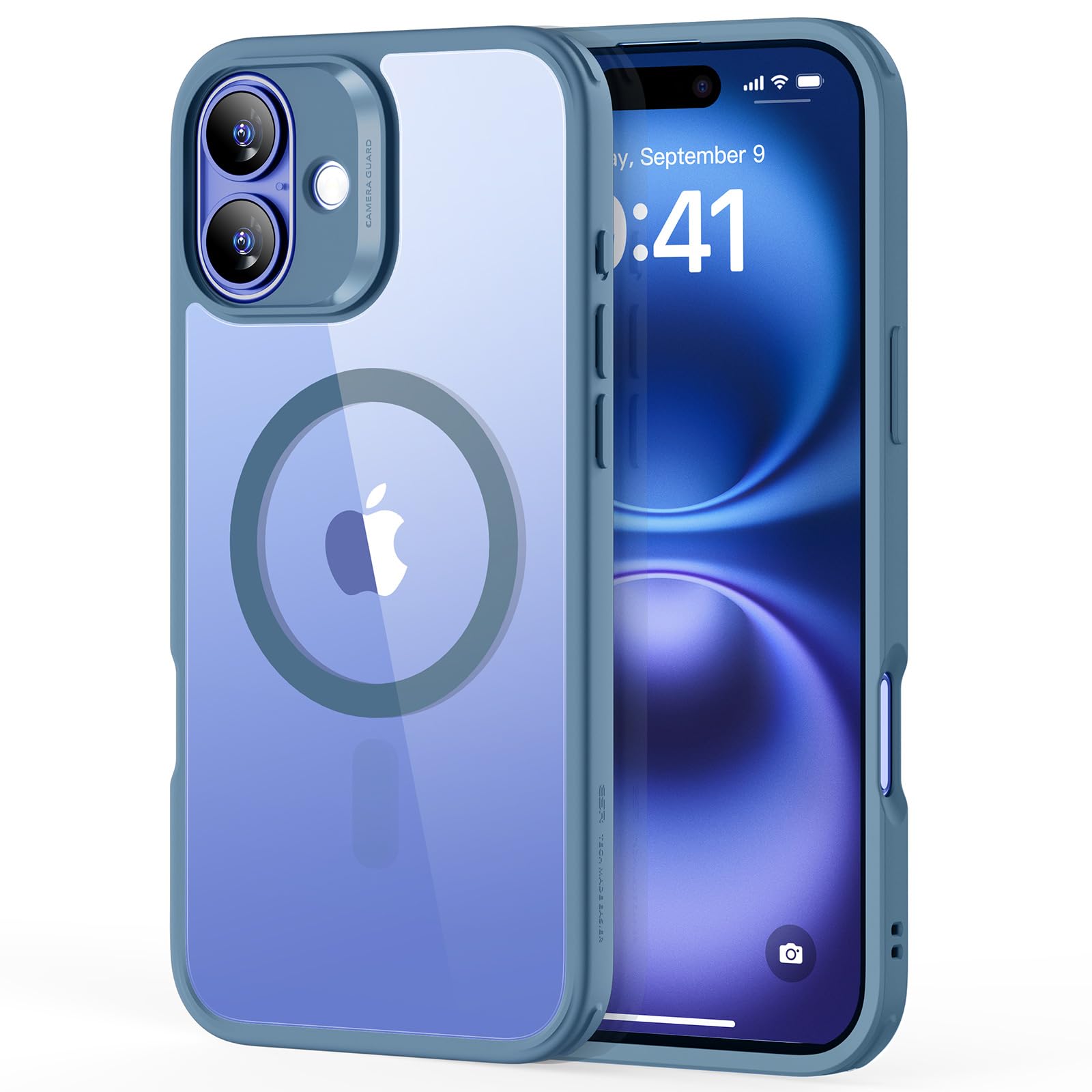 ESR Cover per iPhone 17 Pro Max, Custodia per controllo della fotocamera, Compatibile con MagSafe, Protezione antiurto di livello militare, Angoli Air Guard ammortizzanti, Trasparente
