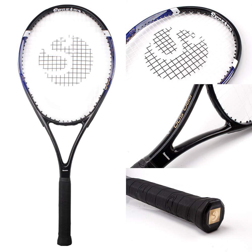 Senston Racchetta da Tennis da 27'', Racchette Tennis con Borsa, Grip da Tennis, Smorzatore di Vibrazioni, Presa e Controllo Eccellenti