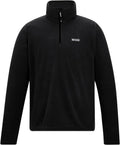 Regatta Uomo Felpa con Zip in Pile Thompson, Black