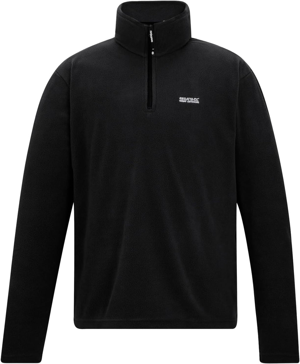 Regatta Uomo Felpa con Zip in Pile Thompson, Black