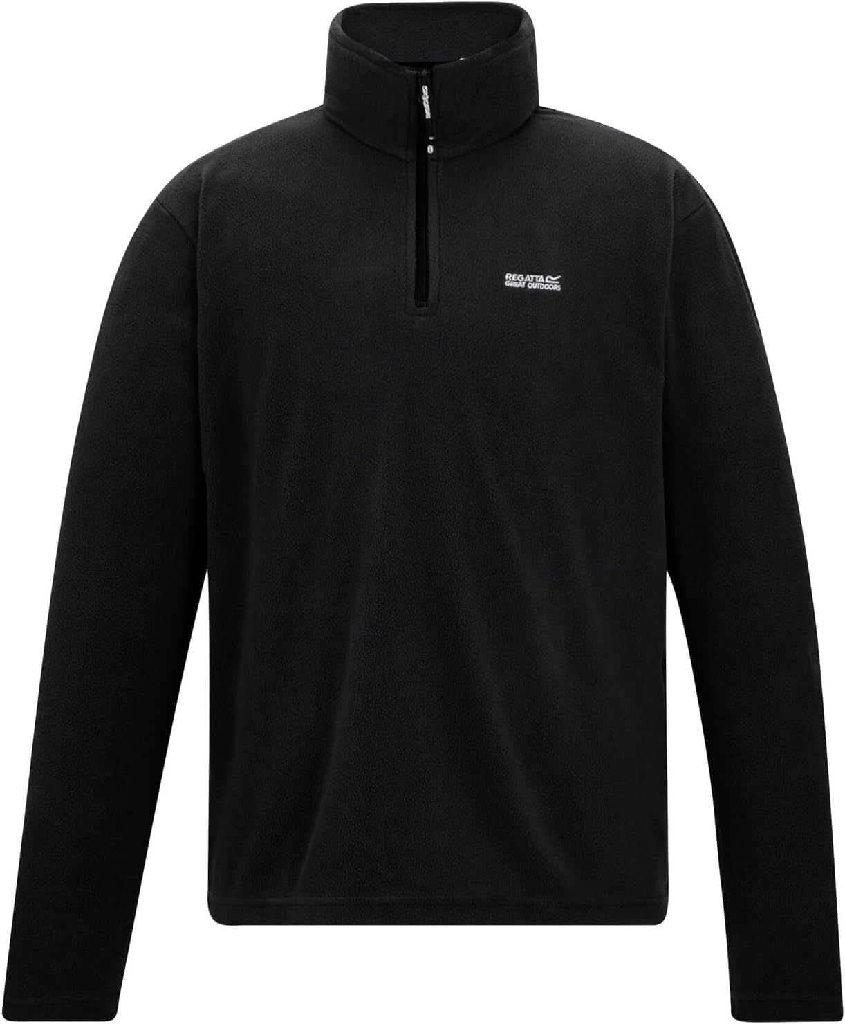 Regatta Uomo Felpa con Zip in Pile Thompson, Black