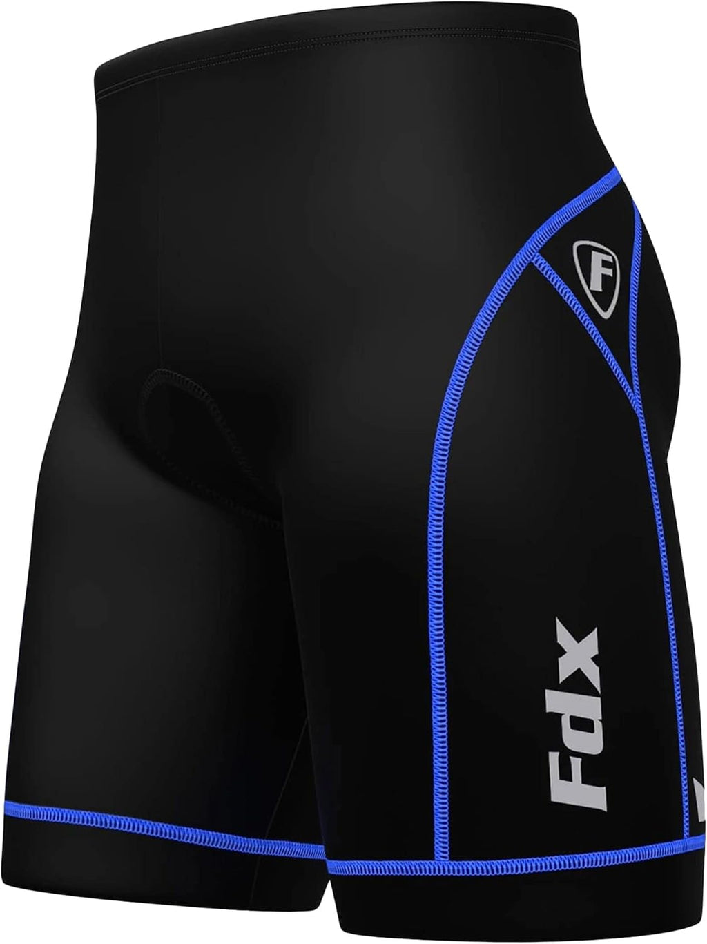 FDX Pantaloncini Ciclismo Uomo Imbottiti 3D, Intimo MTB Traspirante e Asciugatura Rapida, Antiscivolo, Shorts Bici da