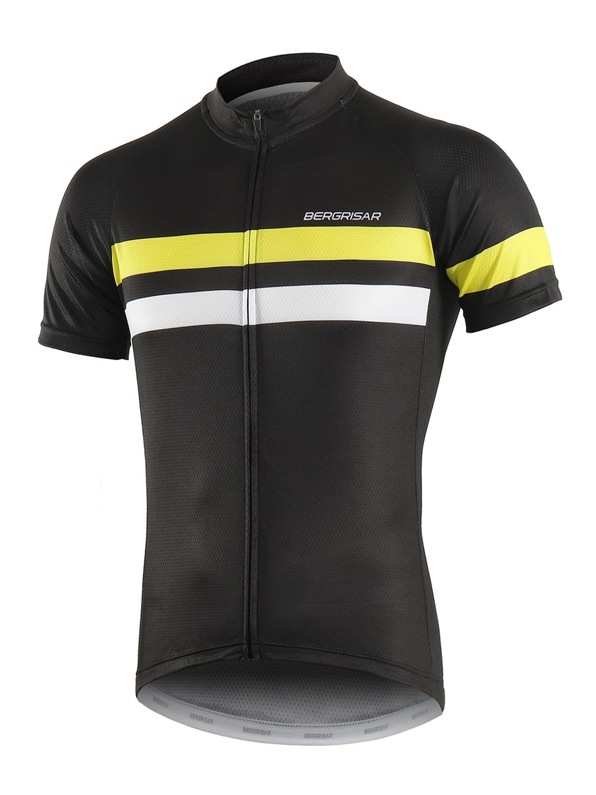 BERGRISAR Maglia da Ciclismo a Maniche Corte da Uomo, Traspirante Leggero Estiva Abbigliamento per MTB Bici