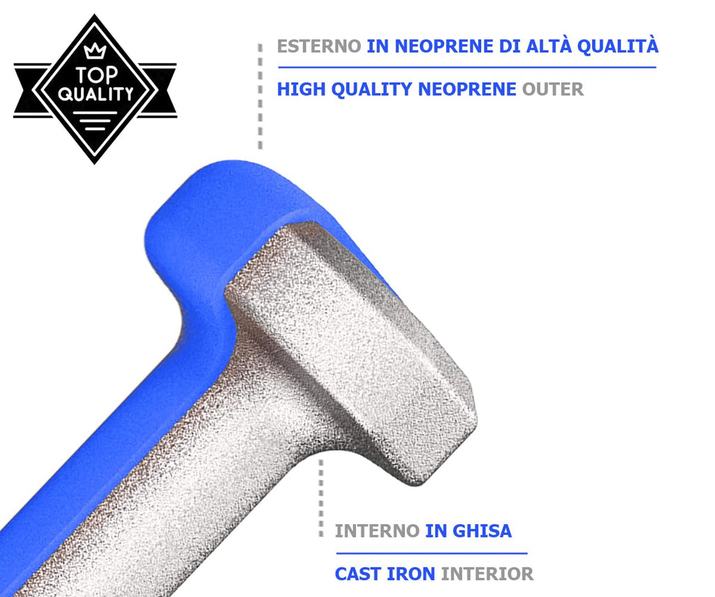 G5 HT SPORT Manubri O Manubrio in Neoprene da Palestra E Home Gym Antiscivolo da 0.5 a 6 kg Coppia O Singolo