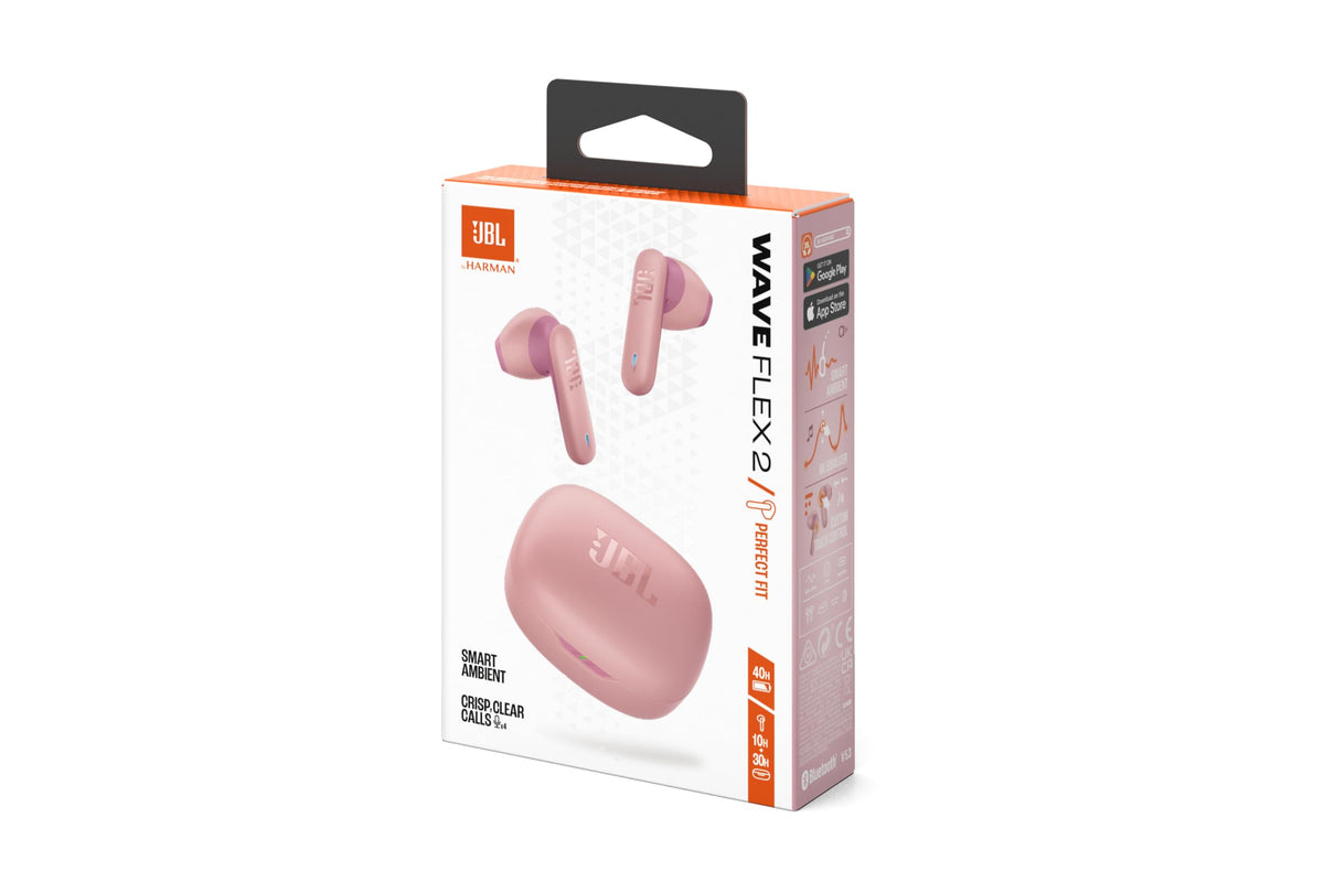 JBL Wave Beam 2, Auricolari Wireless con Cancellazione del Rumore, Nero | Bluetooth 5.3, 40 Ore di Autonomia, Suono JBL Pure Bass, Smart Ambient, Connessione Multipoint, Design Chiuso a Stick
