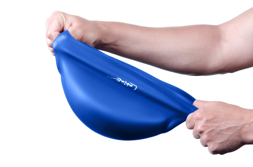 Cuffia da Nuoto per la Protezione delle Orecchie 3D - Cuffia Piscina Donna Uomo - Cuffia Nuoto Silicone Impermeabile - Cuffia Doccia Donna - Cuffia Piscina Capelli Lunghi e Corti
