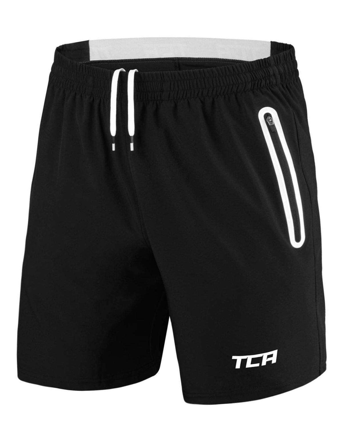 TCA Elite Tech Pantaloncini Palestra Uomo con Tasche Laterali - Pantaloncini Running Uomo - Pantaloni Corti Sportivi da Corsa e Allenamento - Abbigliamento Sportivo