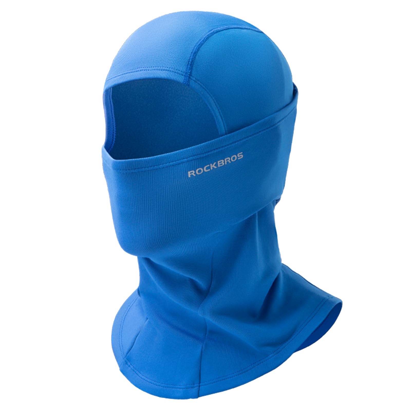 ROCKBROS Passamontagna Moto Invernale Termico con Pile Balaclava Sottocasco Caldo Multifunzionale per Ciclismo Sci Antivento Traspirante Unisex Taglia Unica Logo Riflettente 4Colori