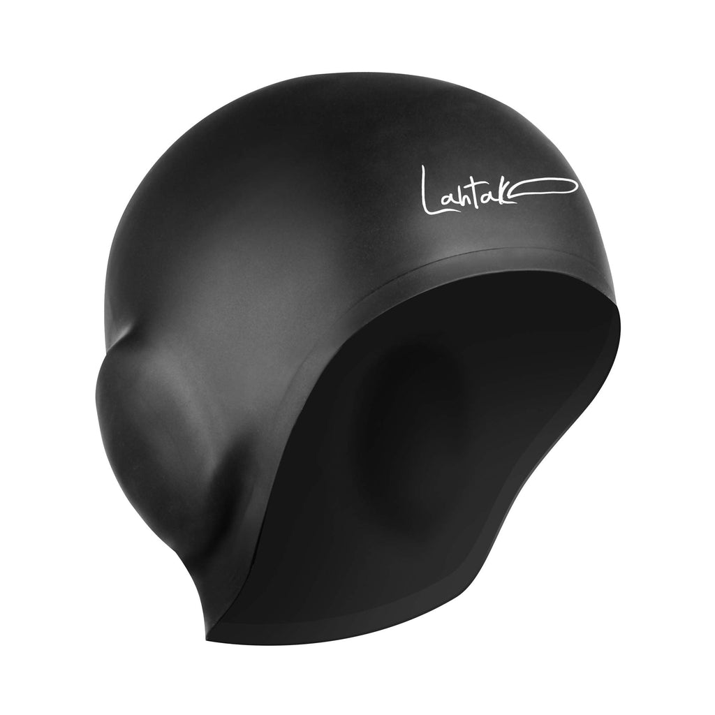 Cuffia da Nuoto per la Protezione delle Orecchie 3D - Cuffia Piscina Donna Uomo - Cuffia Nuoto Silicone Impermeabile - Cuffia Doccia Donna - Cuffia Piscina Capelli Lunghi e Corti
