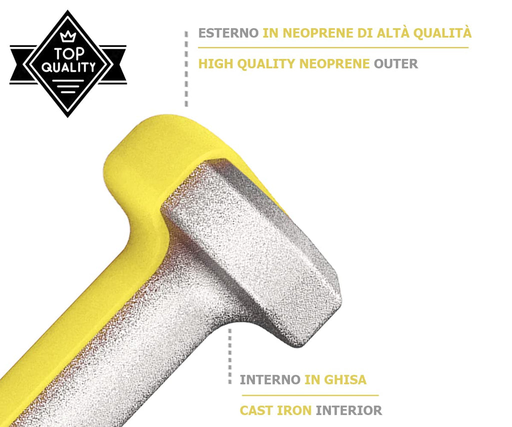G5 HT SPORT Manubri O Manubrio in Neoprene da Palestra E Home Gym Antiscivolo da 0.5 a 6 kg Coppia O Singolo