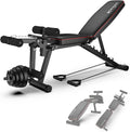 Banc de Musculation Multifonction Réglable sur 5 Niveaux Inclinable Jusqu'à 190° Banc Plat Réglable 200kg Capacité de Poids pour la Maison et la Salle de Sport