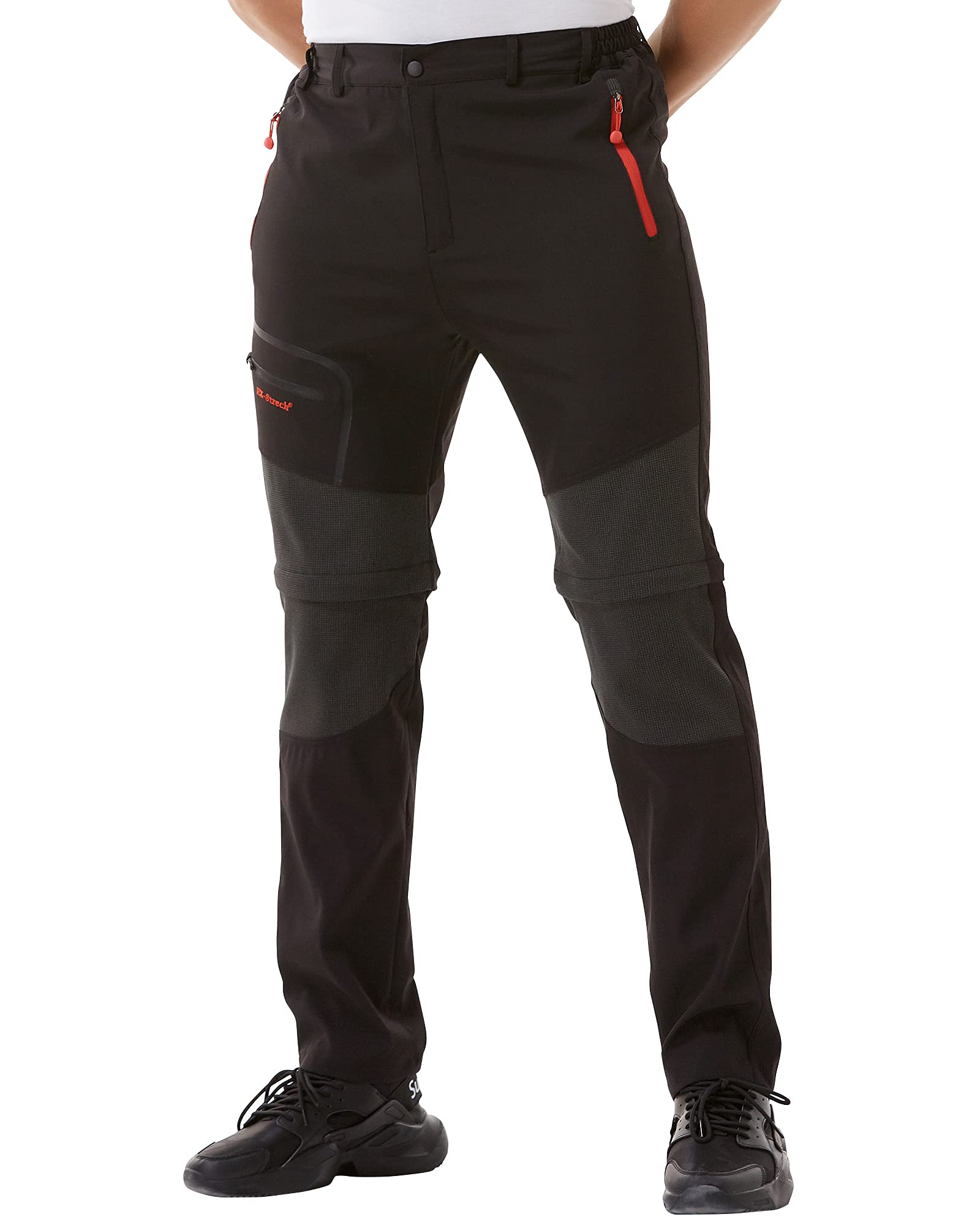 Zoerea Pantaloni Trekking Uomo Asciugare Rapidamente Traspiranti Convertibile Pantaloncini Primavera Estate Sottile All'aperto Alpinismo Escursionismo Calzoni