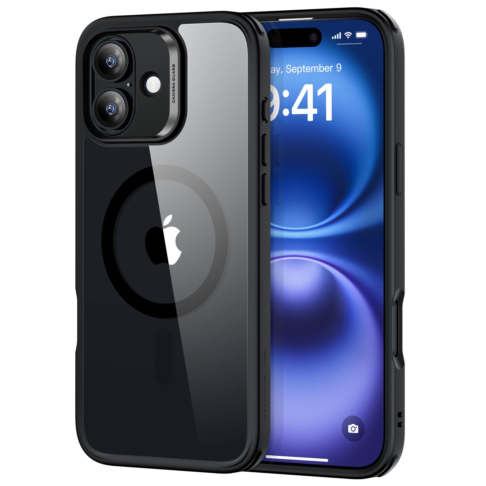 ESR Cover per iPhone 17 Pro Max, Custodia per controllo della fotocamera, Compatibile con MagSafe, Protezione antiurto di livello militare, Angoli Air Guard ammortizzanti, Trasparente