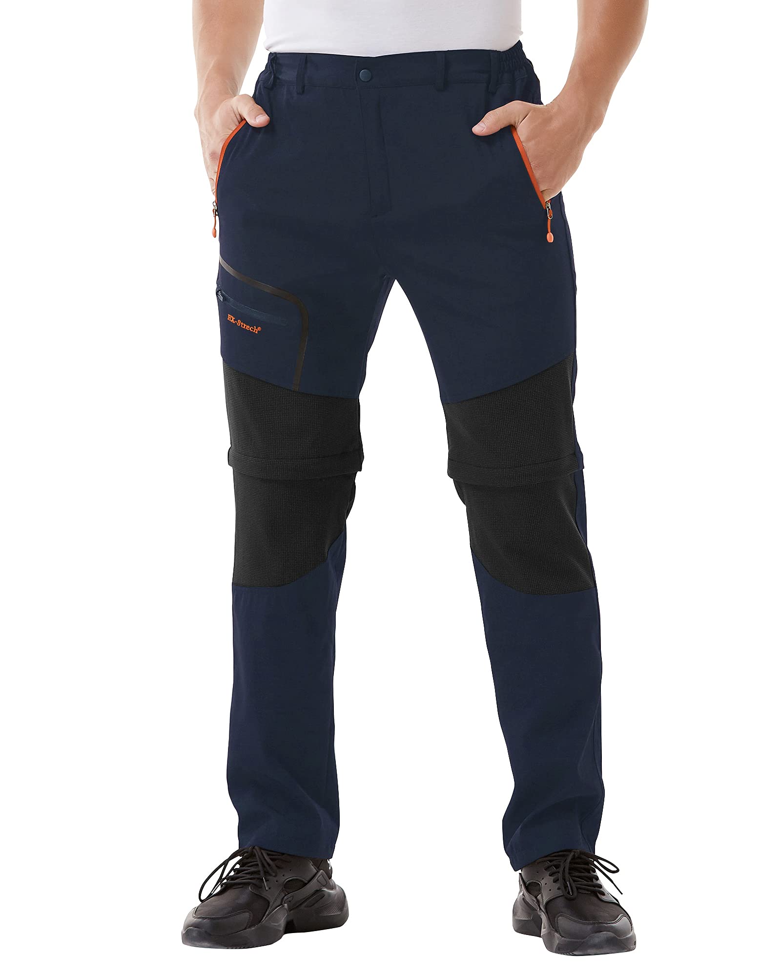 Zoerea Pantaloni Trekking Uomo Asciugare Rapidamente Traspiranti Convertibile Pantaloncini Primavera Estate Sottile All'aperto Alpinismo Escursionismo Calzoni