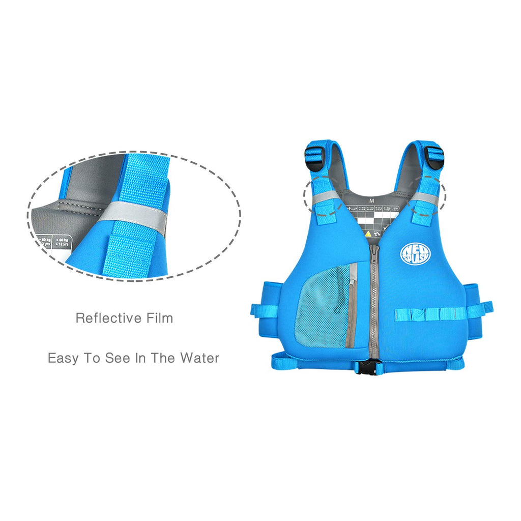 Aiuto al Galleggiamento Adulti, Giubbotto Solido, Ideale per Sport Acquatici, kayak, Sup, Canottaggio, Snorkeling