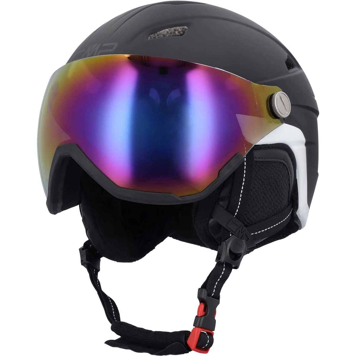 CMP Casco da sci Wa-2 con visiera, Unisex-Adulto, 38B4677