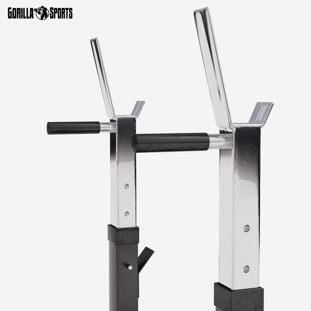 GORILLA SPORTS® Panca Pesi Multifunzione Regolabile – Pieghevole con Porta, Bilanciere e Manubri con Dischi 38/70/100 kg – Piana/Inclinata, Struttura Robusta Max 200 kg – Palestra Casa Fitness