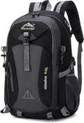 Zaino Trekking 40 Litri Zaino Montagna Grande Volume Leggero Impermeabile Multifunzione per Montagna Viaggio Escursione Trekking Campeggio Scuola con Ventilazione Posteriore Uomo Donna Nero