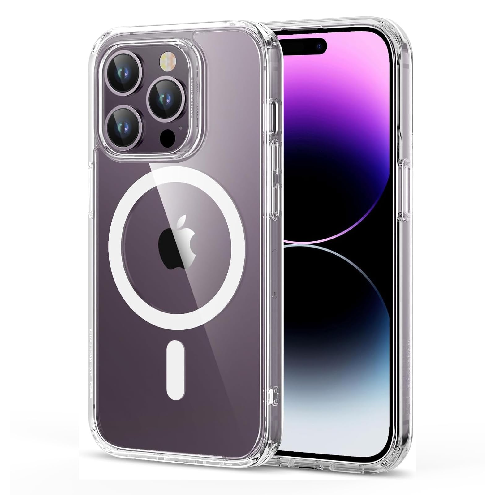 ESR Cover per iPhone 17 Pro Max, Custodia per controllo della fotocamera, Compatibile con MagSafe, Protezione antiurto di livello militare, Angoli Air Guard ammortizzanti, Trasparente