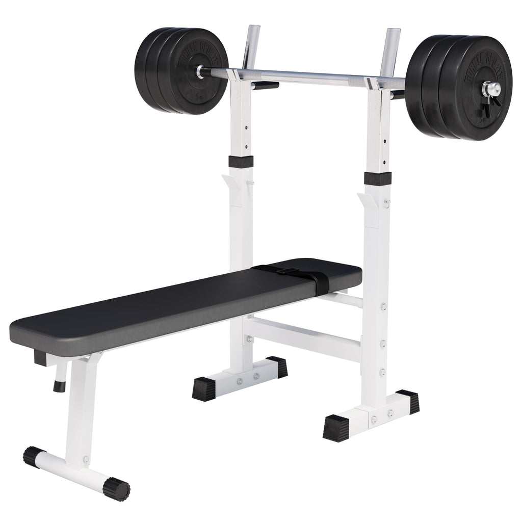 GORILLA SPORTS® Panca Pesi Multifunzione Regolabile – Pieghevole con Porta, Bilanciere e Manubri con Dischi 38/70/100 kg – Piana/Inclinata, Struttura Robusta Max 200 kg – Palestra Casa Fitness
