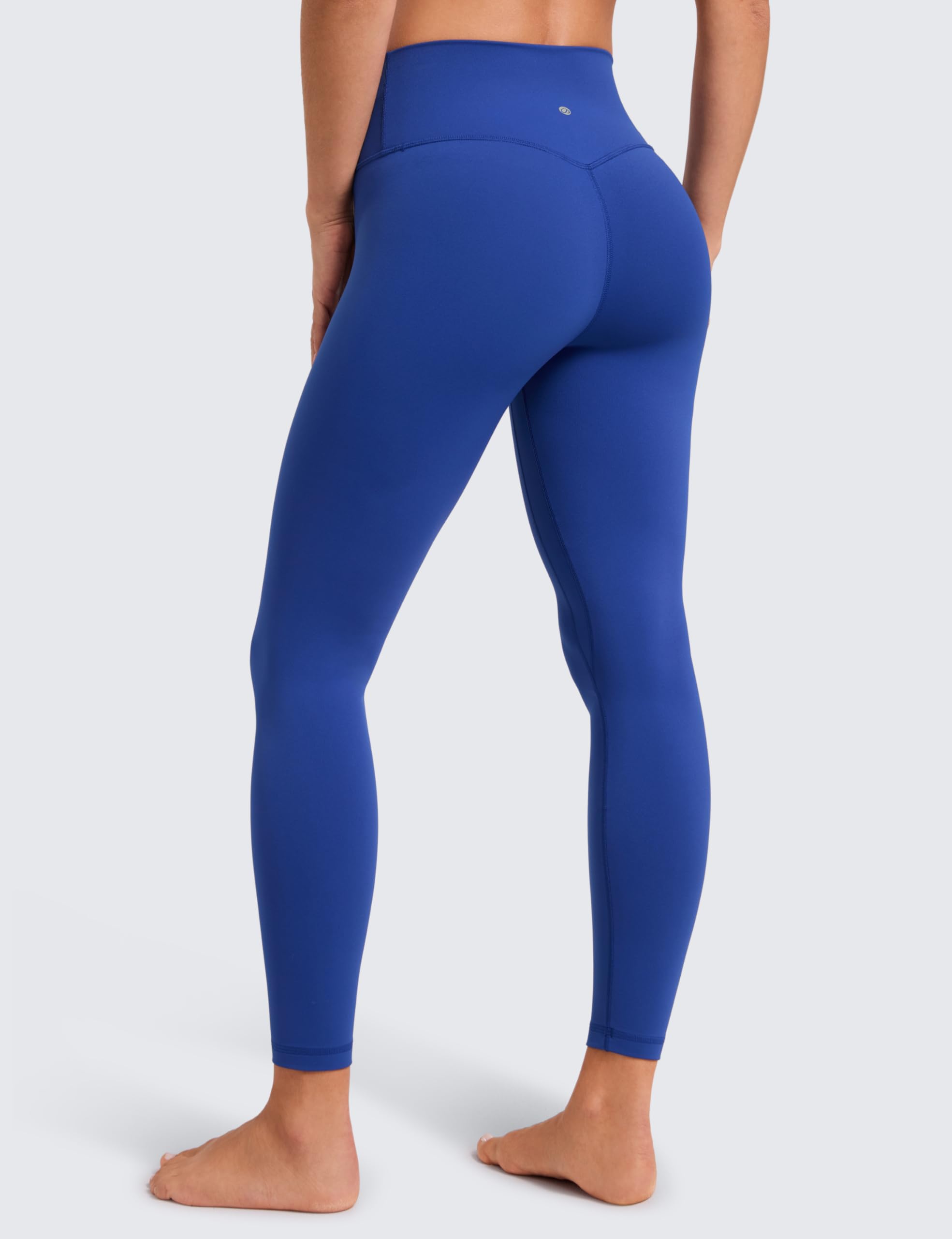 CRZ YOGA SculptAir No Frontale Cucitura Yoga Leggings 64cm - Alto Sciancrato Donna Allenamento Pantaloni