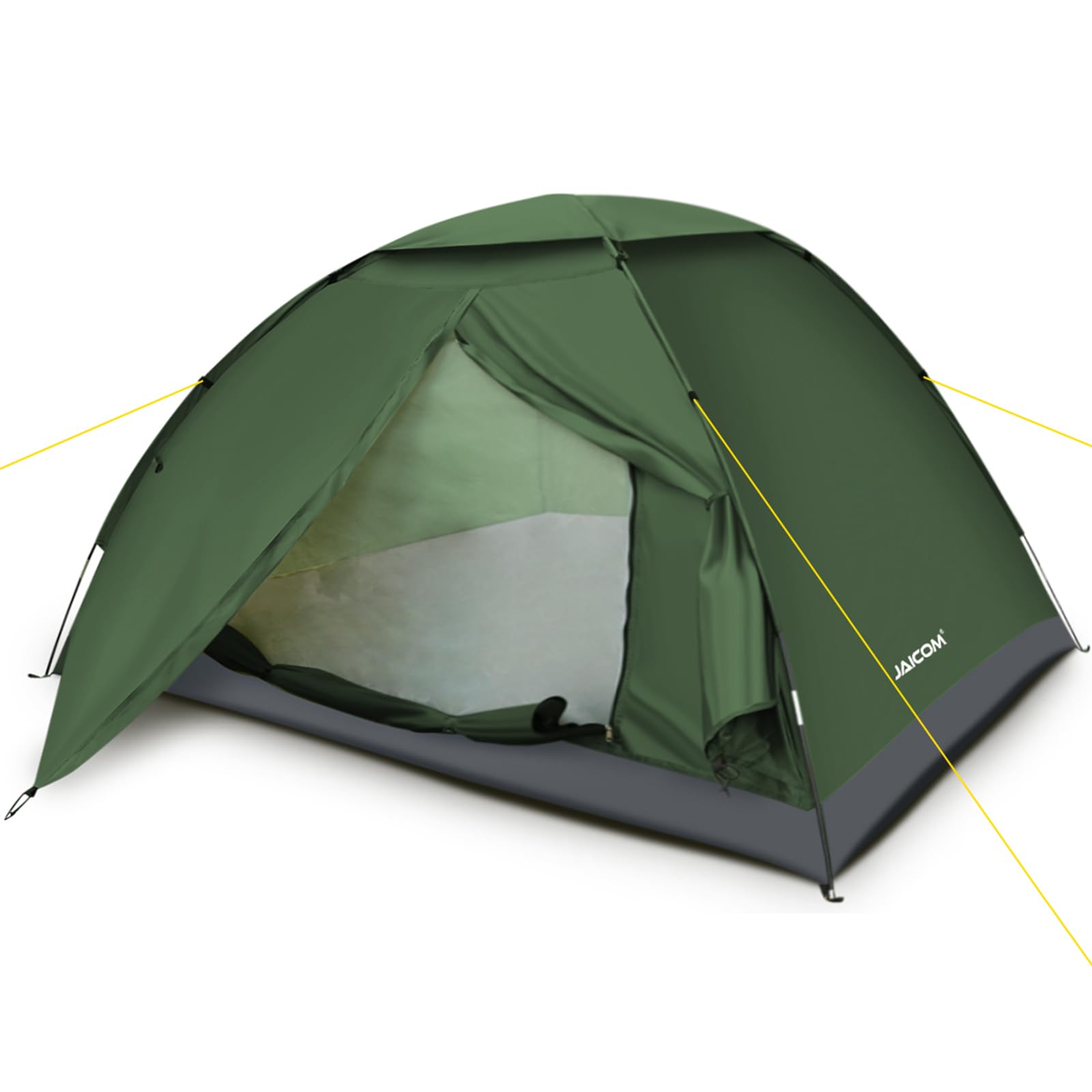 JAICOM Tenda da Campeggio per 1-4 Persone, Ultraleggera Impermeabile Tende igloo Tenda Campeggio per 3-4 Stagioni, Facile da installare, Ideale per Campeggio, Trekking, Spiaggia, Arrampicata