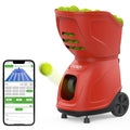 PT-9001 Pro - Machine à balles de tennis portable, automatique, pour l'entraînement et la pratique des joueurs de tous niveaux, préprogrammée et personnalisable, avec application/télécommande.