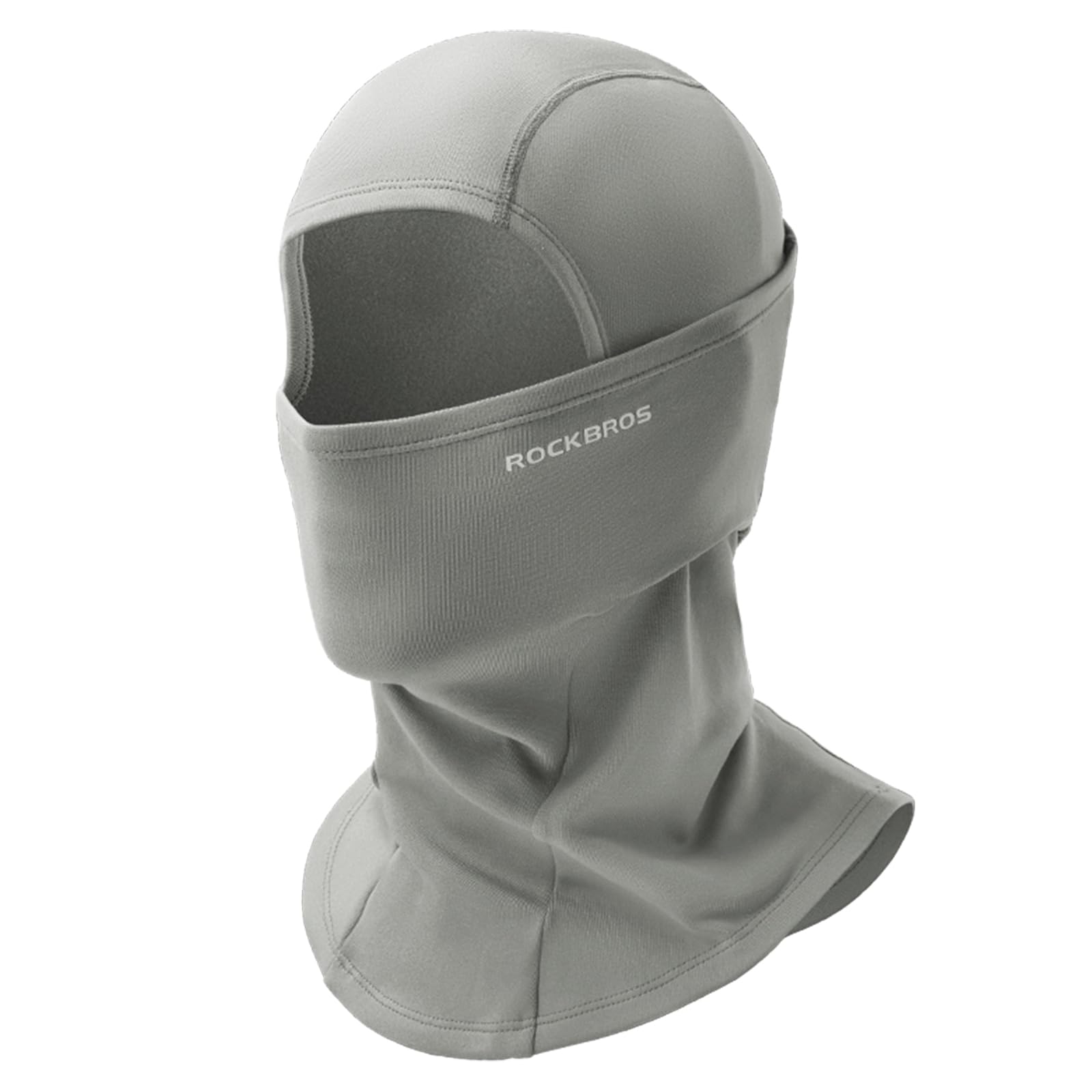 ROCKBROS Passamontagna Moto Invernale Termico con Pile Balaclava Sottocasco Caldo Multifunzionale per Ciclismo Sci Antivento Traspirante Unisex Taglia Unica Logo Riflettente 4Colori