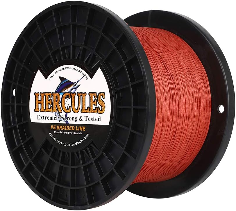 HERCULES Super Cast 100 m – 2000 m Yards filo da pesca intrecciato 10 lb – test per acqua salata acqua dolce PE intrecciato filo di pesce Superline 8 fili